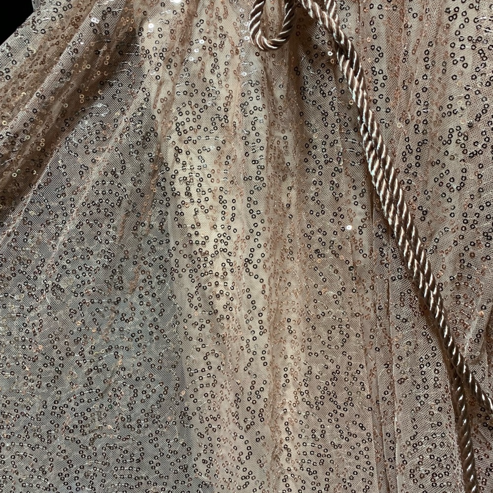 City Chic Rose Gold Maxi Dress EUC - Picture 8 of 8
